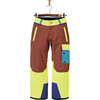 Crusade Snow Pants Upcycled, Terra And Lime - Snow Pants - 1 - thumbnail
