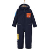 Quest Snow Overall, True Navy And Corporate Red - Overalls - 1 - thumbnail