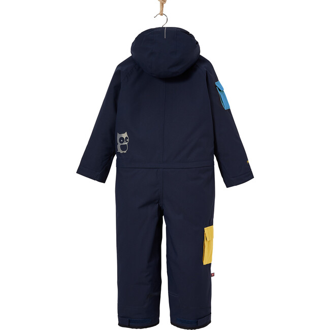 Quest Snow Overall, True Navy And Corporate Red - Overalls - 7