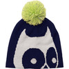 Pola Beanie, True Navy And Off-White - Hats - 1 - thumbnail