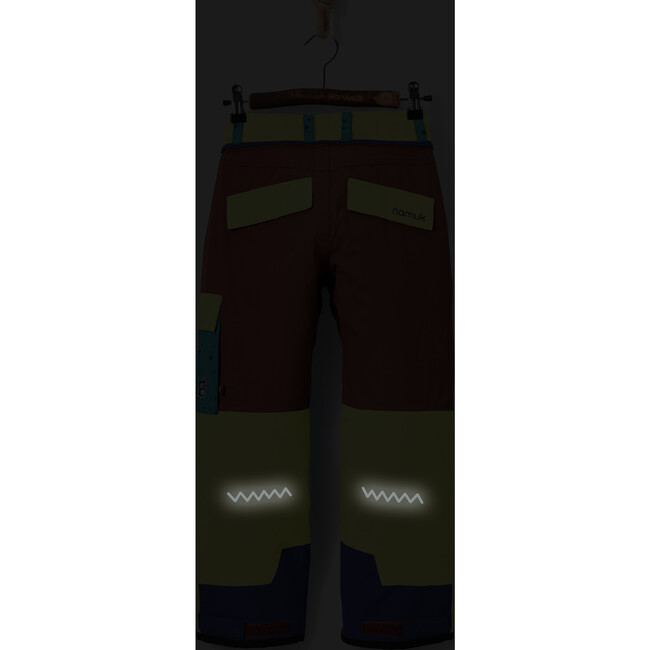 Crusade Snow Pants Upcycled, Terra And Lime - Snow Pants - 8
