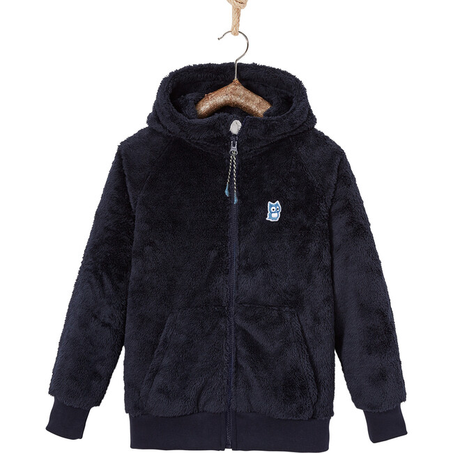 Panda High Loft Fleece Zip Hoody, True Navy