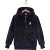 Panda High Loft Fleece Zip Hoody, True Navy - Sweatshirts - 1 - thumbnail