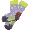 Peak Merino Hiking Socks, Lilac And Lime - Socks - 1 - thumbnail