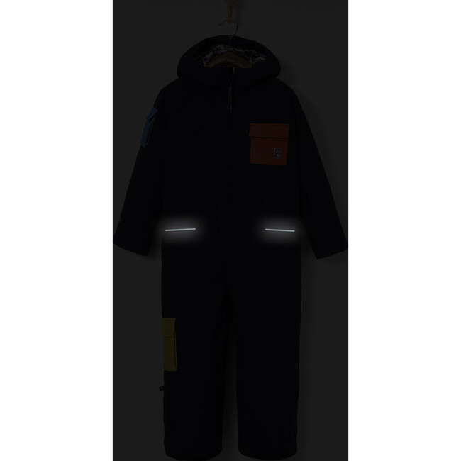 Quest Snow Overall, True Navy And Corporate Red - Overalls - 8