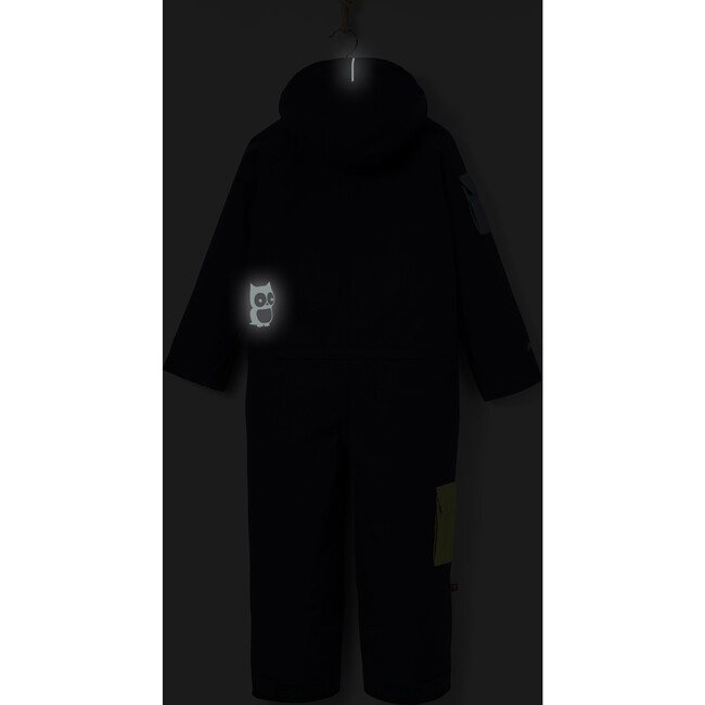 Quest Snow Overall, True Navy And Corporate Red - Overalls - 9
