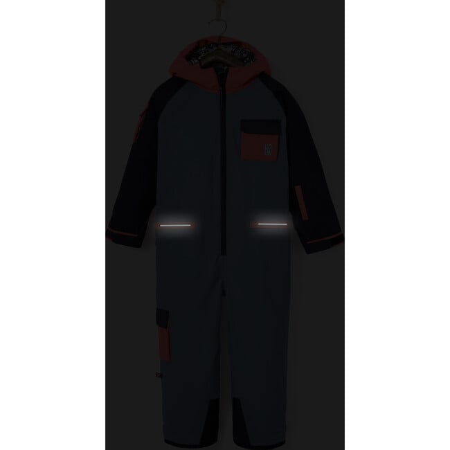 Quest Snow Overall, Purple Blue And Coral - Overalls - 8