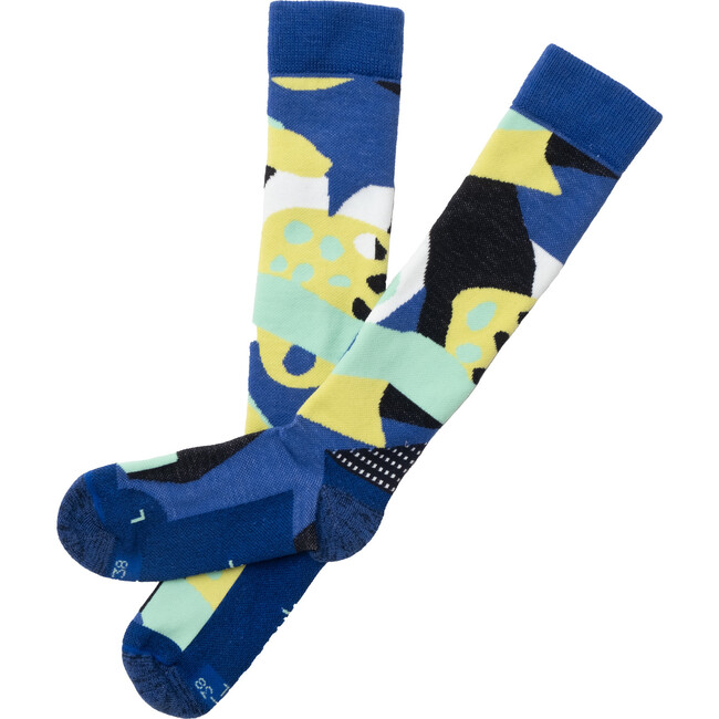 Nemphis Merino Ski Socks, Blue Marin
