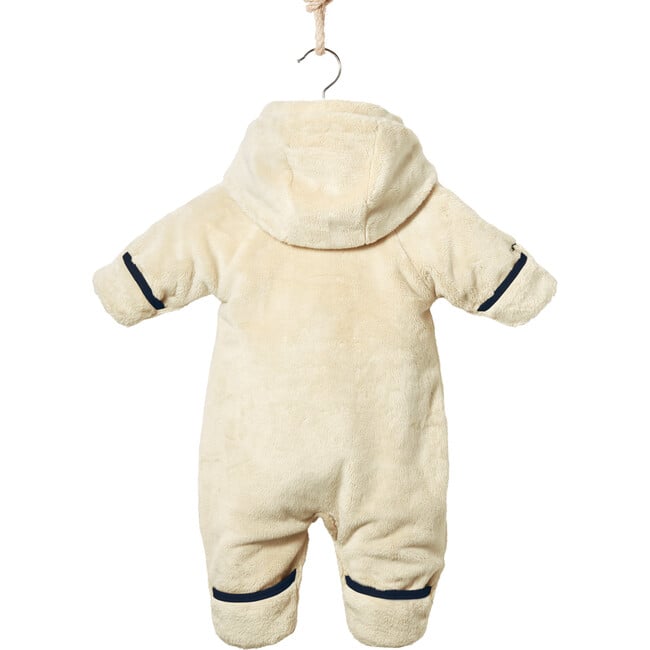 Mou High Loft Fleece Baby Overall, Beige - Bunting - 2