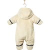 Mou High Loft Fleece Baby Overall, Beige - Bunting - 2