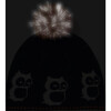 Logo Beanie, True Navy And Off-White - Hats - 2