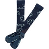 Clouds Merino Ski Socks, True Navy And Mint Ice - Socks - 1 - thumbnail