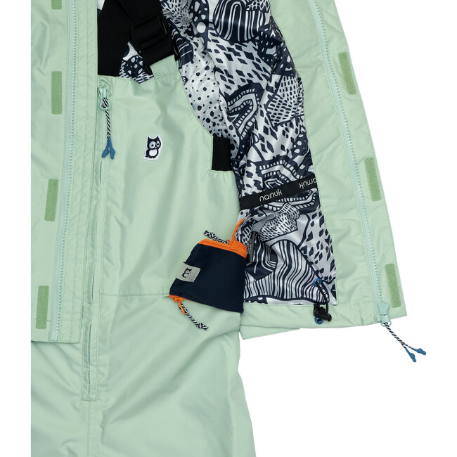 Chip Rain Jacket, Mint Ice - Raincoats - 9