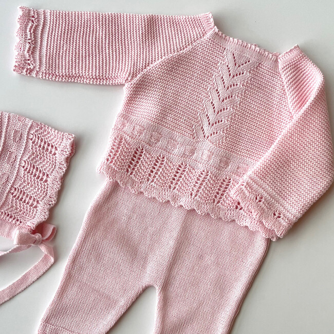 Take Me Home 4-Piece Knitted Set, Pink - Mixed Apparel Set - 2