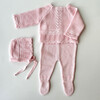 Take Me Home 4-Piece Knitted Set, Pink - Mixed Apparel Set - 3 - thumbnail