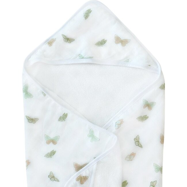 Hooded Towel, Butterflies