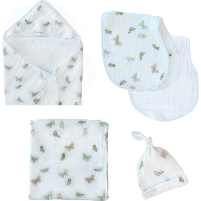 Welcome Baby Gift Box, Butterflies - Mixed Gift Set - 2