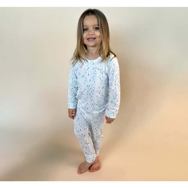 Long Sleeve Two-Piece Pajamas Set, Bunny Slopes - Pajamas - 3