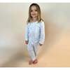 Long Sleeve Two-Piece Pajamas Set, Bunny Slopes - Pajamas - 3