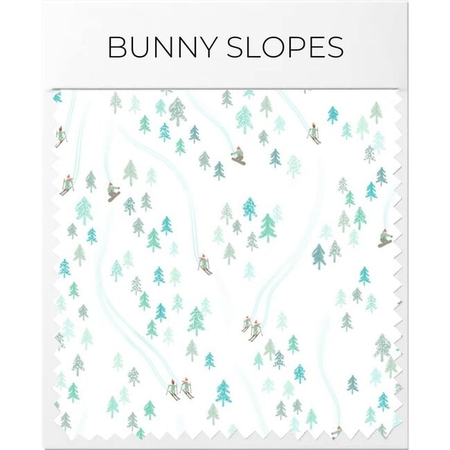 Zippered One-Piece Footie, Bunny Slopes - Footie Pajamas - 4