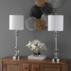 Erica Crystal Candlestick Lamps With USB Port, Set of 2 - Lighting - 3