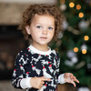 Santa Paws Two-Piece Bamboo Pajamas, Black - Pajamas - 3