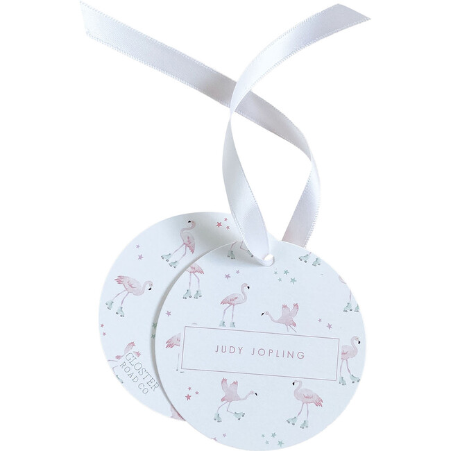 Flock and Roll Circle Gift Tags