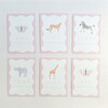 Pastel Animal Milestone Cards, Pink - Paper Goods - 2