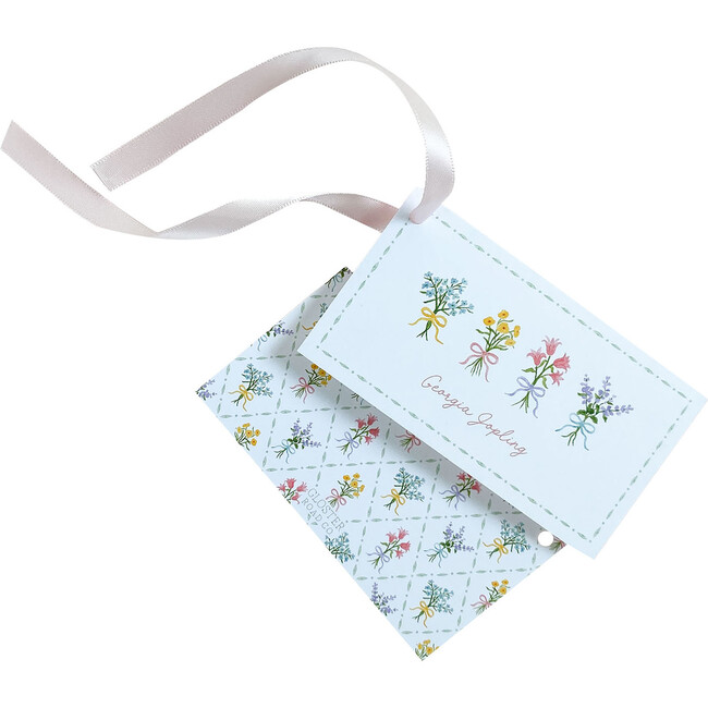 Bow Bouquet Rectangle Gift Tags