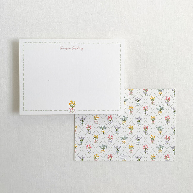 Bow Bouquets Personalized Note Card Set - Paper Goods - 2
