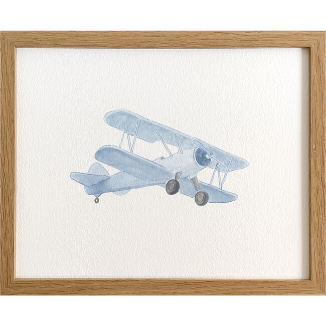 Blue Plane No. 2 Art Print