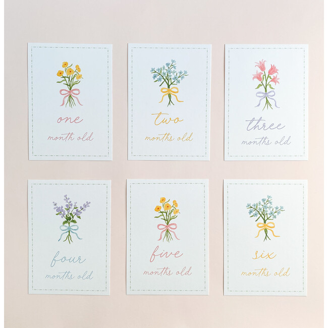 Bow Bouquet Milestone Cards - Paper Goods - 2