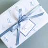 Blue Plane Border Square Gift Tags - Paper Goods - 2
