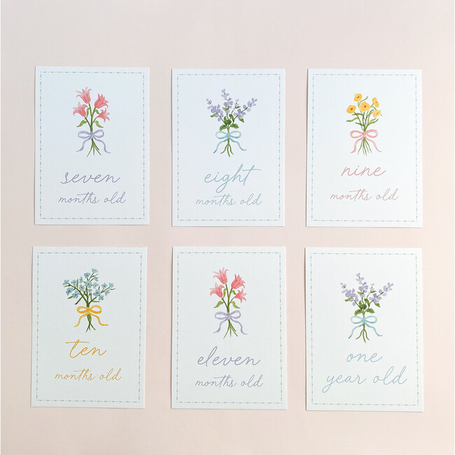 Bow Bouquet Milestone Cards - Paper Goods - 3