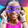 Super Star Hero Leotard Cape Set, Purple - Costumes - 3