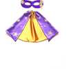 Super Star Hero Leotard Cape Set, Purple - Costumes - 4