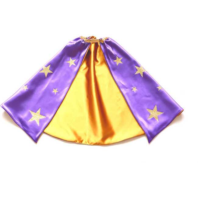 Super Star Hero Leotard Cape Set, Purple - Costumes - 5