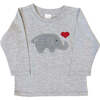 Valentine Elephant Tee, Red - Sweaters - 1 - thumbnail