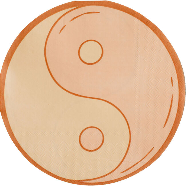 Peace & Love Yin & Yang Large Napkins