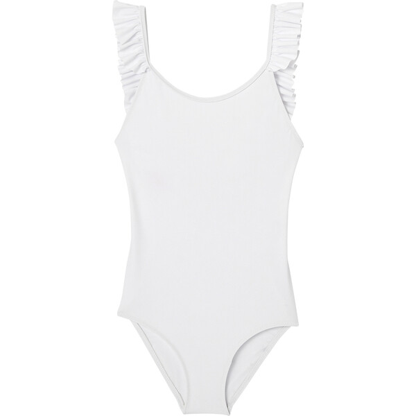 Bora Bora UPF50+ One-Piece Swimsuit, White Lison Paris Swim