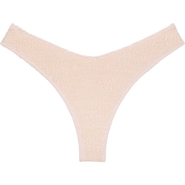 Women's Lulu Bikini Bottom, Crema Scrunch - Two Pieces - 1