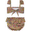 Mini Cabana Set With Cap Sleeves, Ali Paisley - Two Pieces - 2