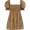 Women's Marcela Smocked Mini Dress, Ali Paisley - Dresses - 1 - thumbnail