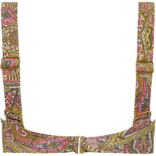Women's Hayden Bikini Top With Wide Straps, Ali Paisley - Bras - 2