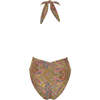 Women's Tropez Tie-Up One-Piece, Ali Paisley - One Pieces - 2