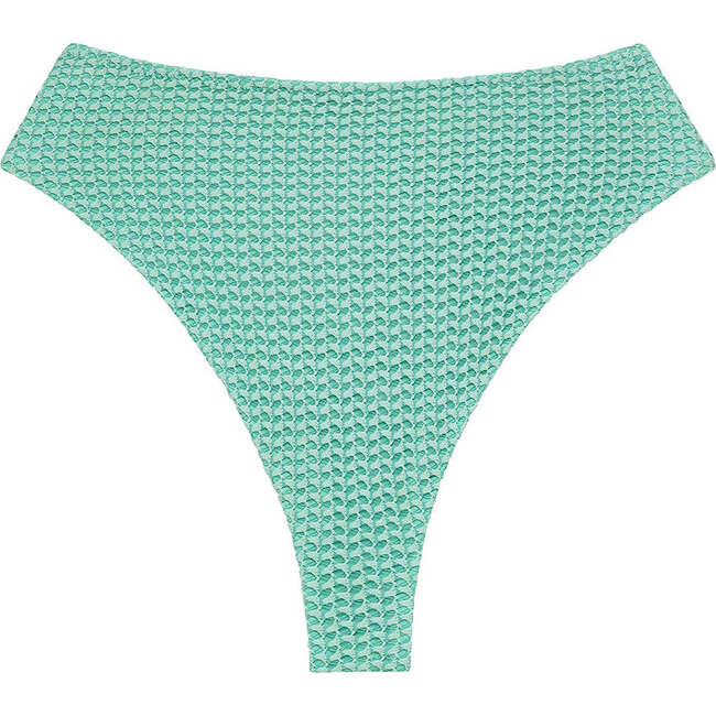 Women's Paula Crochet Bikini Bottom, Turquoise