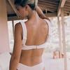 Women's Hayden Bikini Top, Crema Scrunch - Two Pieces - 4 - thumbnail