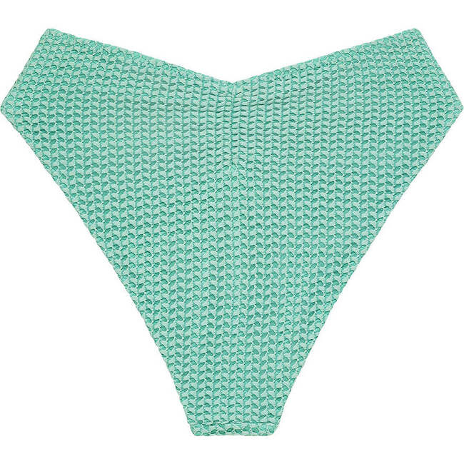 Women's Paula Crochet Bikini Bottom, Turquoise