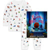 The Organic 5 More Sleeps Til Christmas Long Sleeve Pajama And Book Gift Set, White - Pajamas - 1 - thumbnail