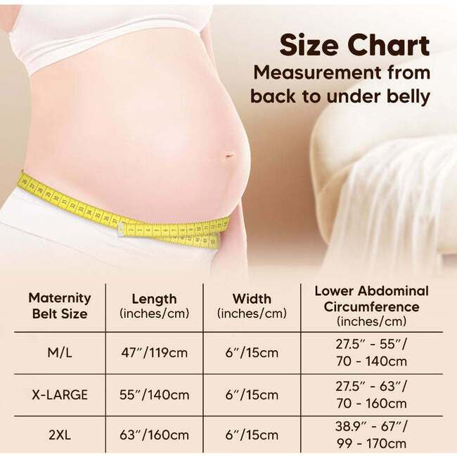 Ease Maternity Support Belt, Midnight Black - Belts - 6